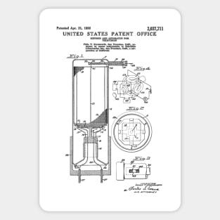 Early Television Patent Black Sticker